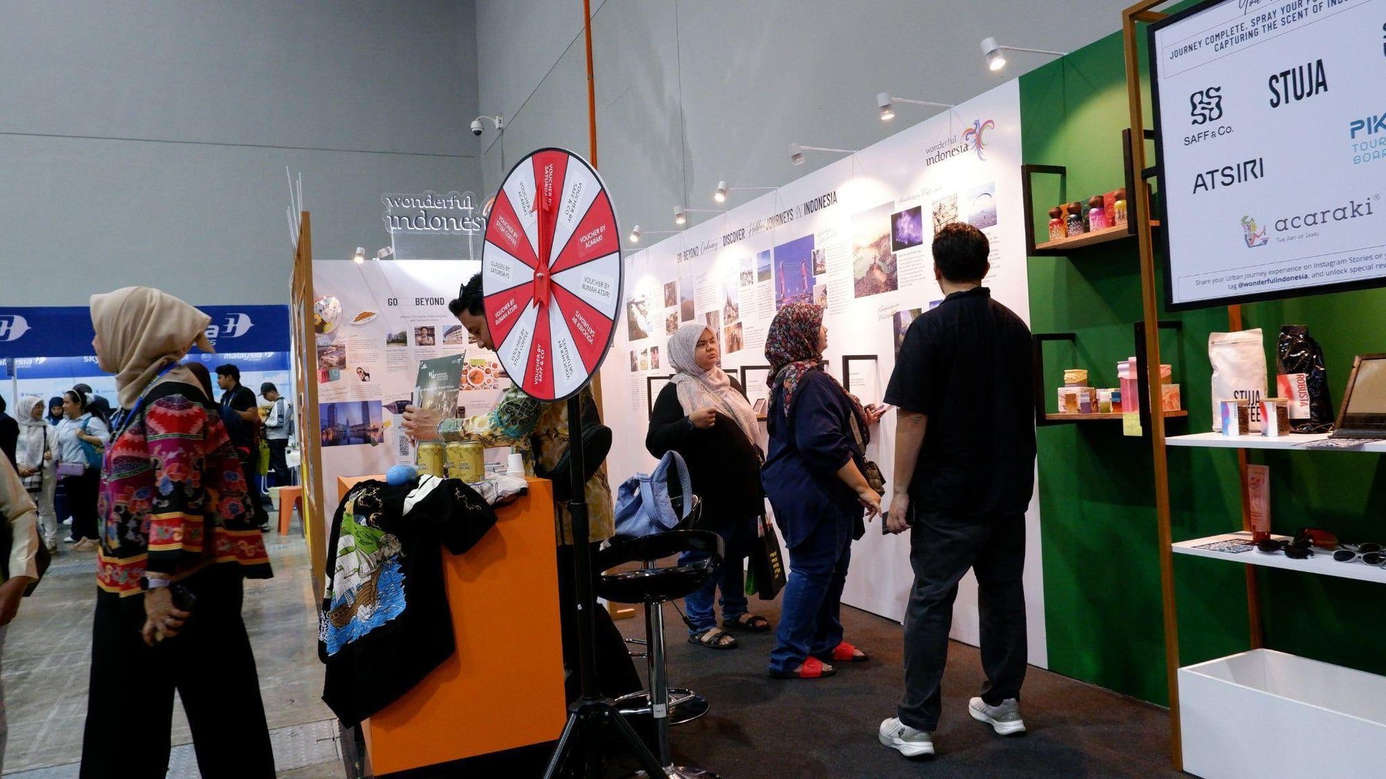 MATTA Fair: Booth & Brand Activation: dokumentasi Wonderful Indonesia