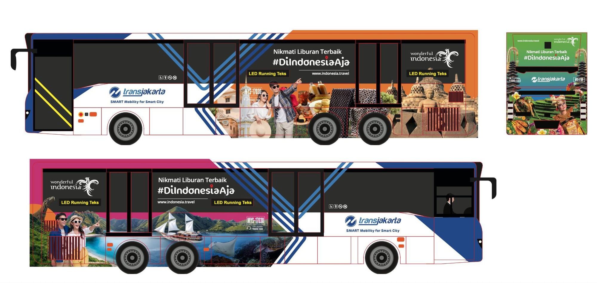 Libur Natal dan Tahun Baru, OOH Campaign: dokumentasi Wonderful Indonesia