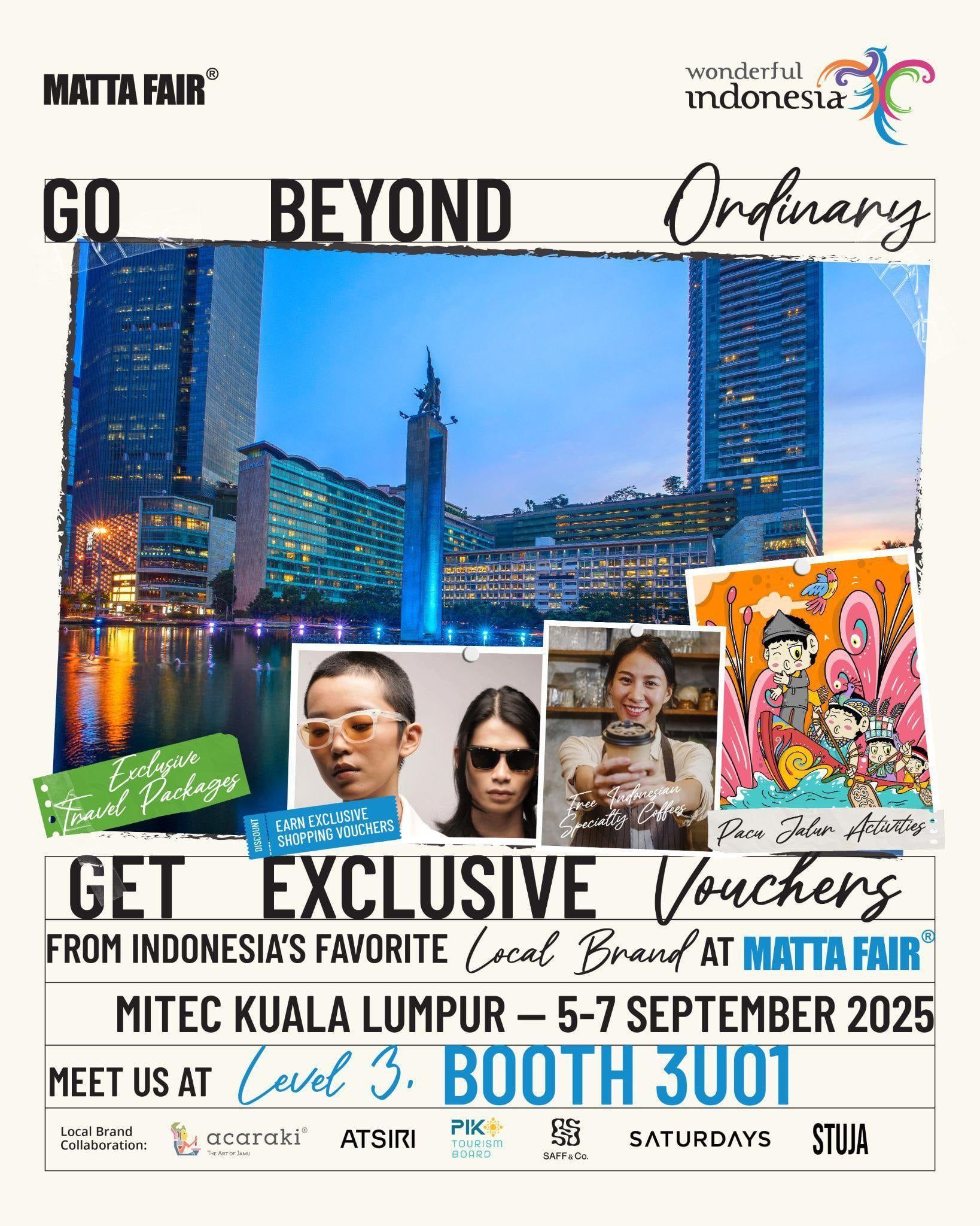 MATTA Fair: Booth & Brand Activation: dokumentasi Wonderful Indonesia